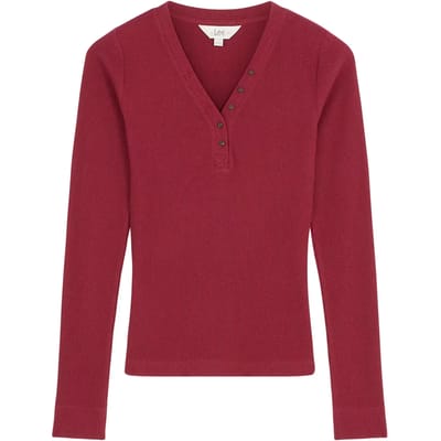 Dames-T-shirt met lange mouwen Lee Henley