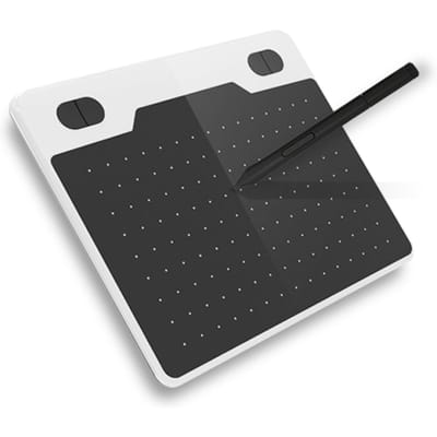 10 lunes T503 tablette de dessin graphique d'art numérique 6x3,9 pouces croquis de création artistique ultraléger avec blanc