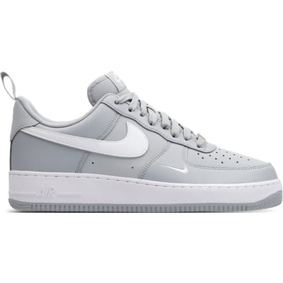 Nike Air Force Sneakers Heren - Grijs - Maat 45 - Leer