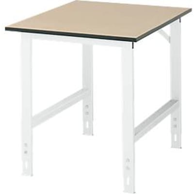 Table de travail, plateau en MDF l. 750 x P 1000 x H 760 -1080 mm