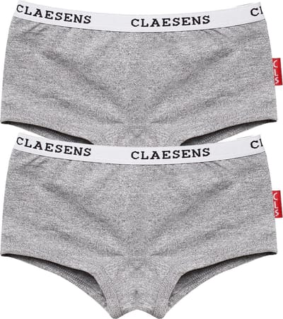 Claesen's® - Meisjes Hipster 2-pack GrijsCL 739-Grey-4