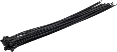 Tie wraps / Kabelbinders 37 x 0,48 cm 100 stuks zwart - TOPGEAR