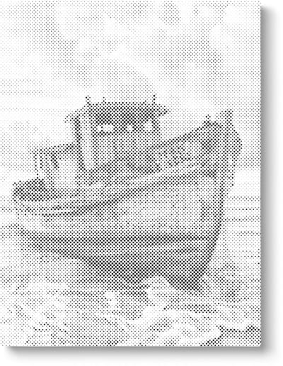Oude Boot | Dot painting | 30x40cm | Dot painting | Oh My Dotz | Dots stippen | Diamond painting & Schilderen op nummer alternatief | Happy hobby