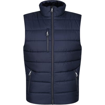 Regatta Thermische bodywarmer Navigate voor heren (Marine/Seal Grijs)