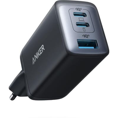 Anker Atom II 3 poorten 65W B2C - EU/ES/FR/ES zwart iteratie 4