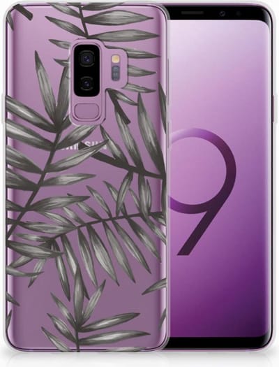 Samsung Galaxy S9 Plus TPU Case Leaves Grey