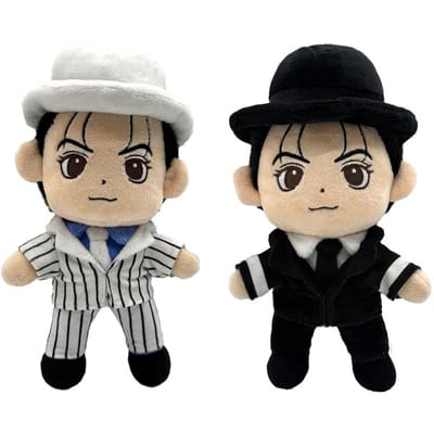 Nouvelle Peluche Michael Jackson Poupées Peluches Le Roi de la Pop Chanteur et Danseur Légendaire Peluche Douce Cadeau de Noël Anniversaire pour Enfants