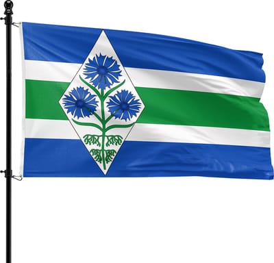 VlagDirect - Blaricum vlag - Gemeente Blaricum vlag - 90 x 150 cm.