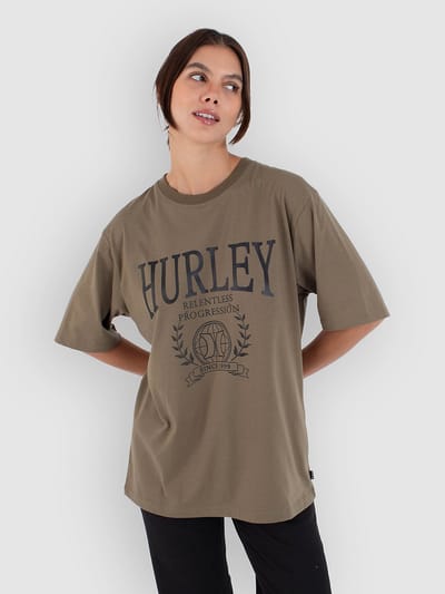 Hurley Rebulid Oversize Fit T-Shirt grijs