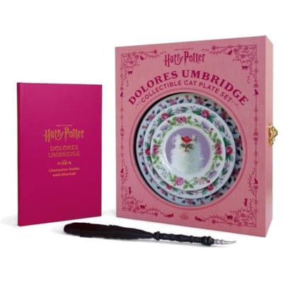 Harry Potter: Dolores Umbridge Collectible Cat Plate Set - Donald Lemke