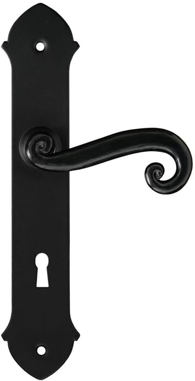 SEART GROUP Malta Serie - Deurklink met Schild - 72mm - Zwart
