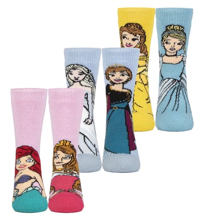 Heat Holders Lite 3 Paar Disney Prinses Sokken - Disney Prinses