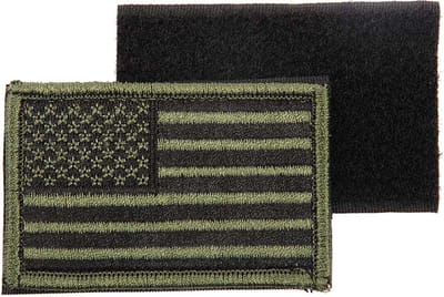 Embleem stof Vlag USA subdued met klittenband