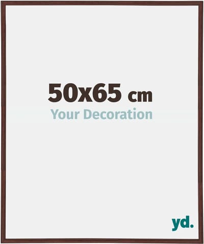 Your Decoration - Fotolijst 50x65 cm - Kunststof - Bruin - Annecy