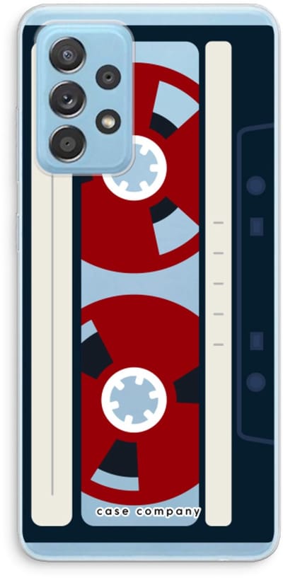 Case Company® - Hoesje geschikt voor Samsung Galaxy A73 hoesje - Here's your tape - Soft Cover Telefoonhoesje - Bescherming aan alle Kanten en Schermrand