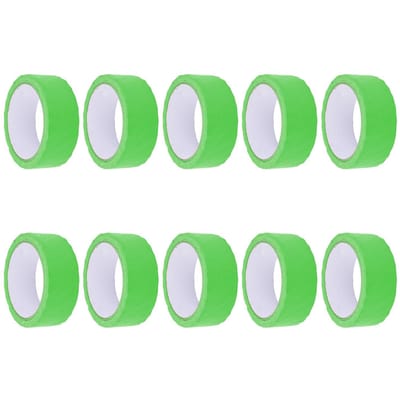 10 STUKS Schilderstape Multi Oppervlakken Papier Groene Kleur Maskeer Mastertape voor Tegel Glas white