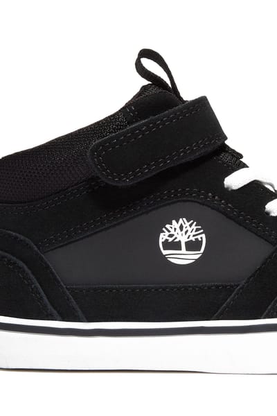 Timberland Stone Jump Mid Hook & Loop Sneaker Black Suede Size: 22 | Shoes Outlet | Unisex | Zwart