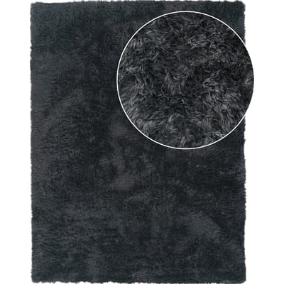 Hoogpolig tapijt Silvana antraciet 120x160 cm