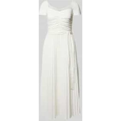 Midi-jurk met plooien, model 'VERONICA'