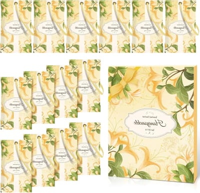 Geurzakjes voor kledingkast - 14 zakjes met kamperfoelie geur, kastgeur, geur voor kleding, geurzak om op te hangen, ideaal voor lade, badkamer, koffer en tas