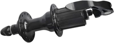 Fiets Voornaaf - Vouwfiets Onderdeel - Fiets Reparatie - Aluminium Legering - 28 Gaten - Zwart