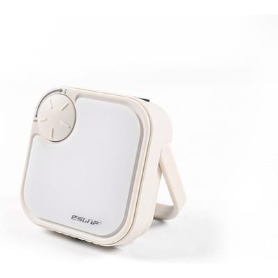 ESLNF Solar-kampeerlamp LED-campinglantaarn Noodlamp Draagbare powerbank met traploos wit