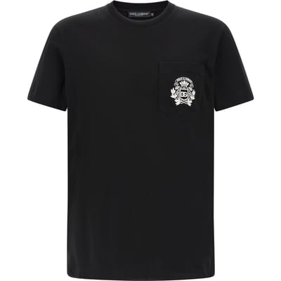 Dolce & Gabbana Zwart Katoenen T-Shirt
