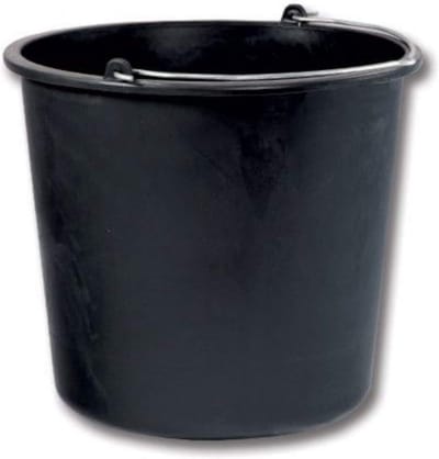 STALCO Bauemmer 20L Round Polishing Bucket Bucket Bucket Construction Mortar Bucket Water Bucket Construction Bin