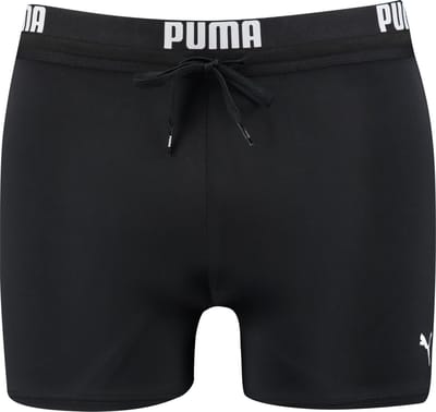 PUMA Swim Logo Trunk Heren Zwembroek - zwart - Maat XS