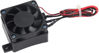 PTC Verwarmer - Mini Heater - Kleine Ruimtes Verwarmen - Energiebesparend Systeem - 60 x 60 x 42mm - Zwart