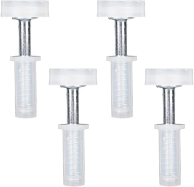 Solidchoice - Set van 4 Vouwdeurbeslag met Top Roller en Scharnier