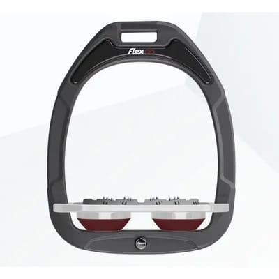 Platte Ultra Grip Stirrup Antraciet/Grijs/Bordeaux Flex-On Green Composite