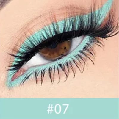 Waterproof Matte Gel Eyeliner - 07 Mint - 0.2g