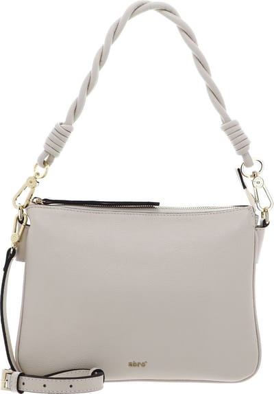 abro Leren Schoudertas Leather Kavir Shoulder Bag Twofold Beige