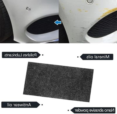 Nano Krasverwijderingsdoeken - Microvezel Polijstdoeken - Lak Verzorging - Herbruikbaar Duurzaam - 5 Stuks - Diepzwart