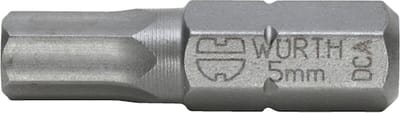 Wurth - Binnenzeskantbit C 6.3 (1/4) POWERDRIV - C 6.3 bit binnenzeskant (1/4 inch) met gepatenteerde POWERDRIV-aandrijving x 5 st -