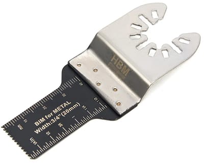 20 mm. Bi-Metaal Zaagblad Voor Metaal, Hout en Plastic voor Multitool