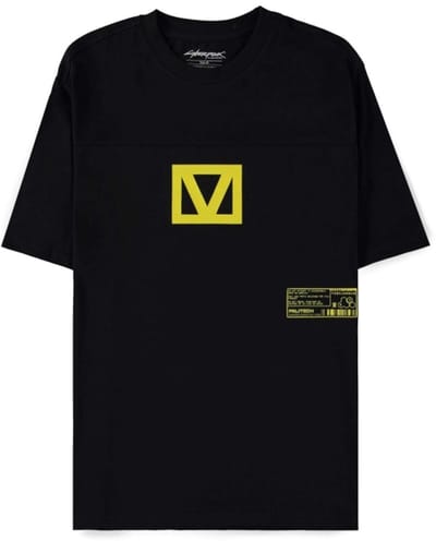 Cyberpunk 2077 - Loose Fit Heren T-shirt - XL - Zwart
