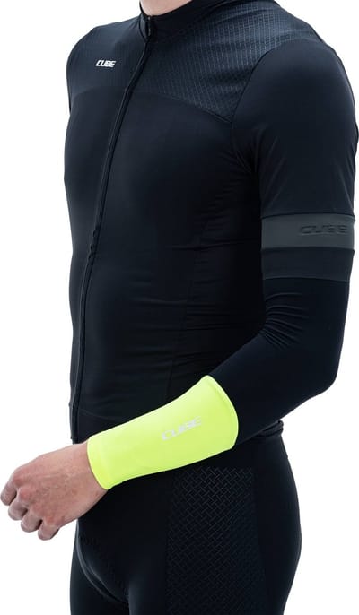 CUBE Armwarmers Fiets SAFETY NEON YELLOW XL/XXL