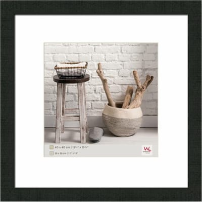 Walther Home - Houten lijst - Fotoformaat 40x40 cm - Zwart