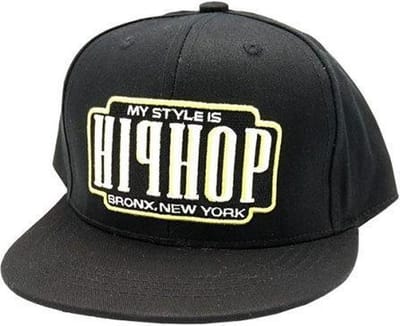 Lauren Rose - Hiphop Bronx - Snapback Pet - One Size - Zwart