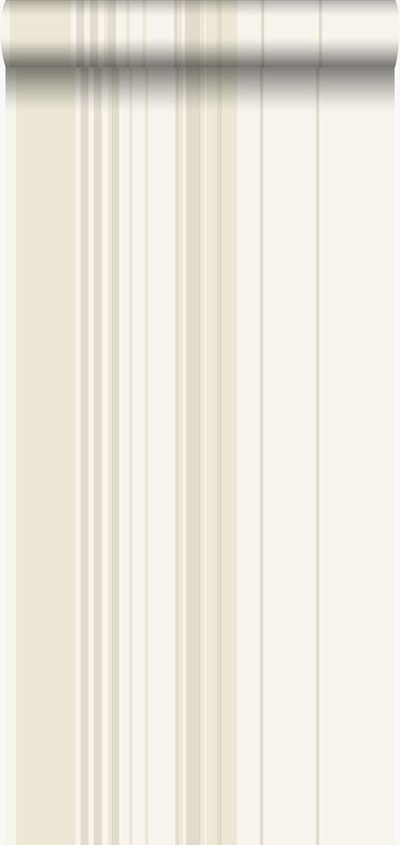 Origin Wallcoverings behang strepen gebroken wit - 53 cm x 10.05 m - 346224