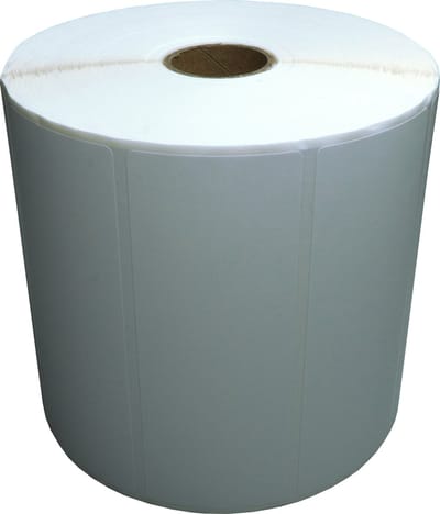 DULA Compatible Zebra Labels 102x38mm - 1790 etiketten per rol - kern 25mm - Wit - Permanent - 1 rol