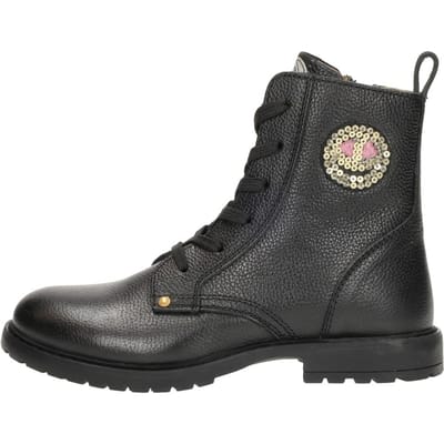 Develab Veterboots zwart Leer - Maat 28 - Kinderschoenen