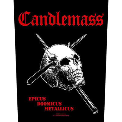 Candlemass - Epicus Doomicus Metallicus Rugpatch - Zwart