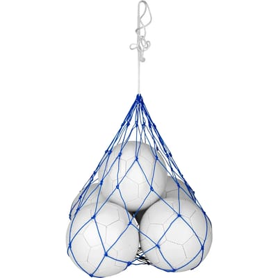 Ballennet voor 5 ballen - Kobalt/Wit