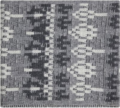 FALKE Selection Jacquard Loop sneldrogend warm wol functioneel materiaal wintersjaal unisex grijs - maat ONESIZE