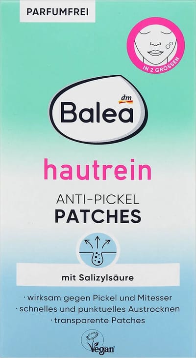 Balea Pimple Patch - Acne patch - Puisten Verwijderaar - Anti puistjes patches - Puisten Patches - Met salicylzuur - 36 stuks