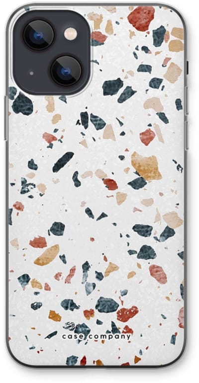 Case Company® - Hoesje geschikt voor iPhone 13 hoesje - Terrazzo N°4 - Soft Cover Telefoonhoesje - Bescherming aan alle Kanten en Schermrand