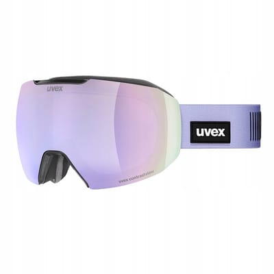 Uvex Epic Attract-skibril met koffer - Violet en zwart
